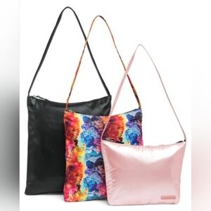 Tahari Downtown Shoulder Three Bag Set In Vintage Floral Multi - New With Tags